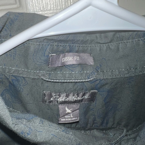 Eddie Bauer Mens Short Sleeve Shirt Large - Picture 3 of 3